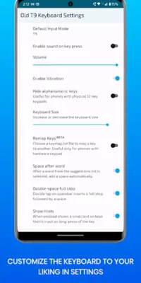 Old T9 Keyboard android App screenshot 4